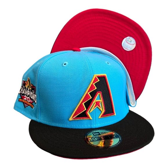 New Era Arizona Diamondbacks 59FIFTY Hat 20th Year Anniversary Side Patch - Picture 1 of 8